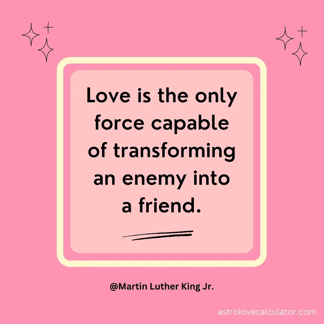 Love quotes given by Martin Luther King Jr.